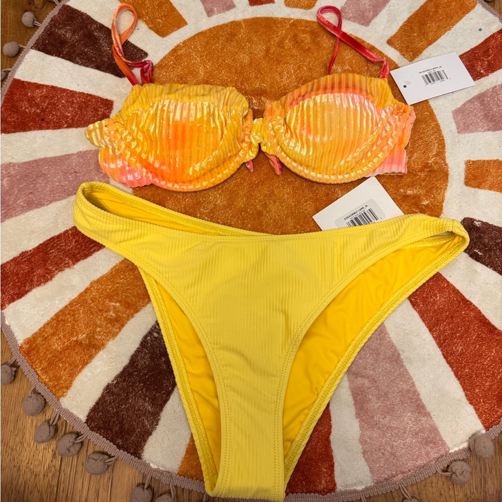 Dippin Daisy yellow bikini